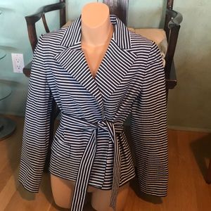 NWOT Jones New York Signature striped blazer